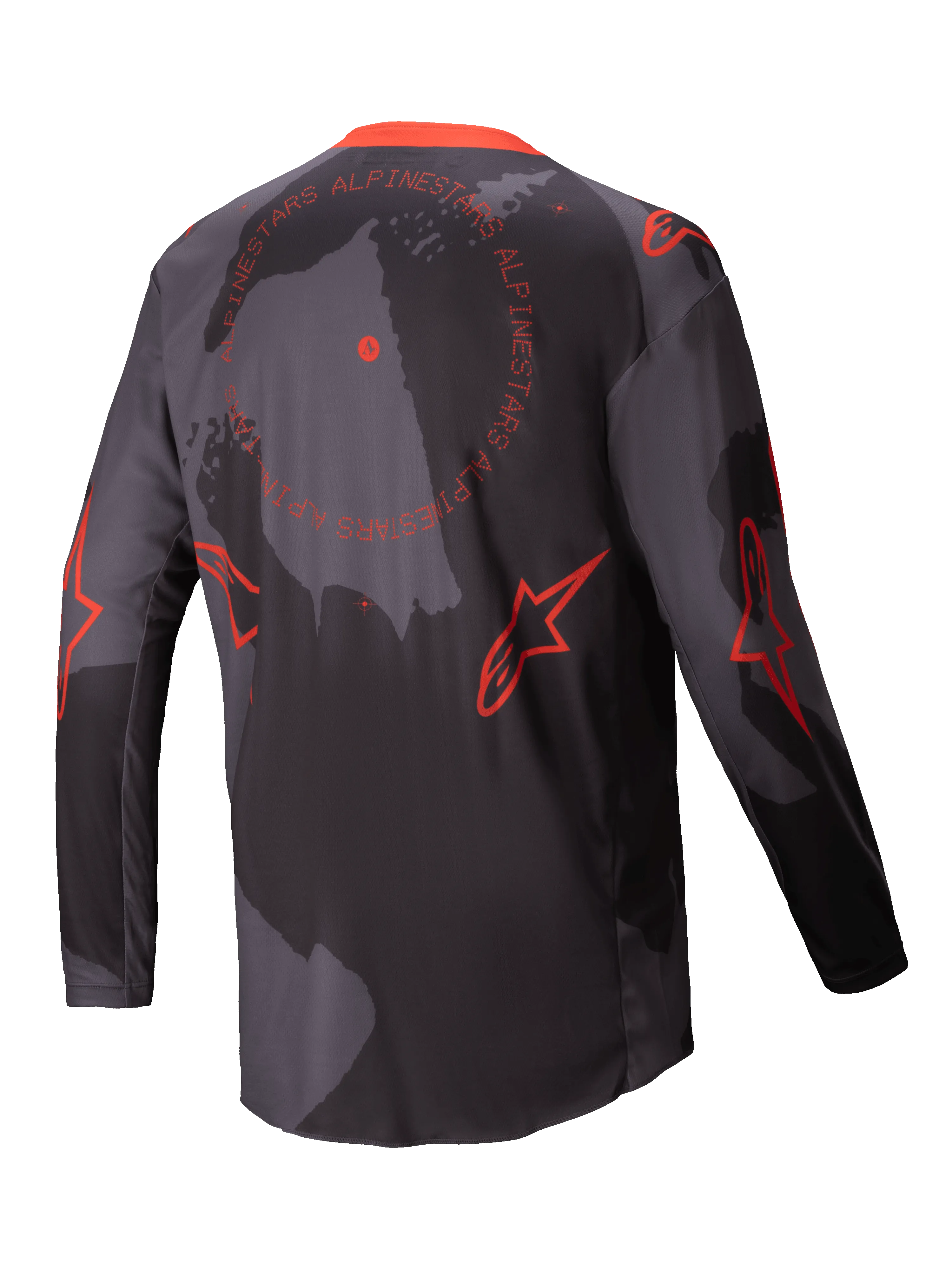 2025 Alpinestars Racer Hollow Jersey Dark Camo Red