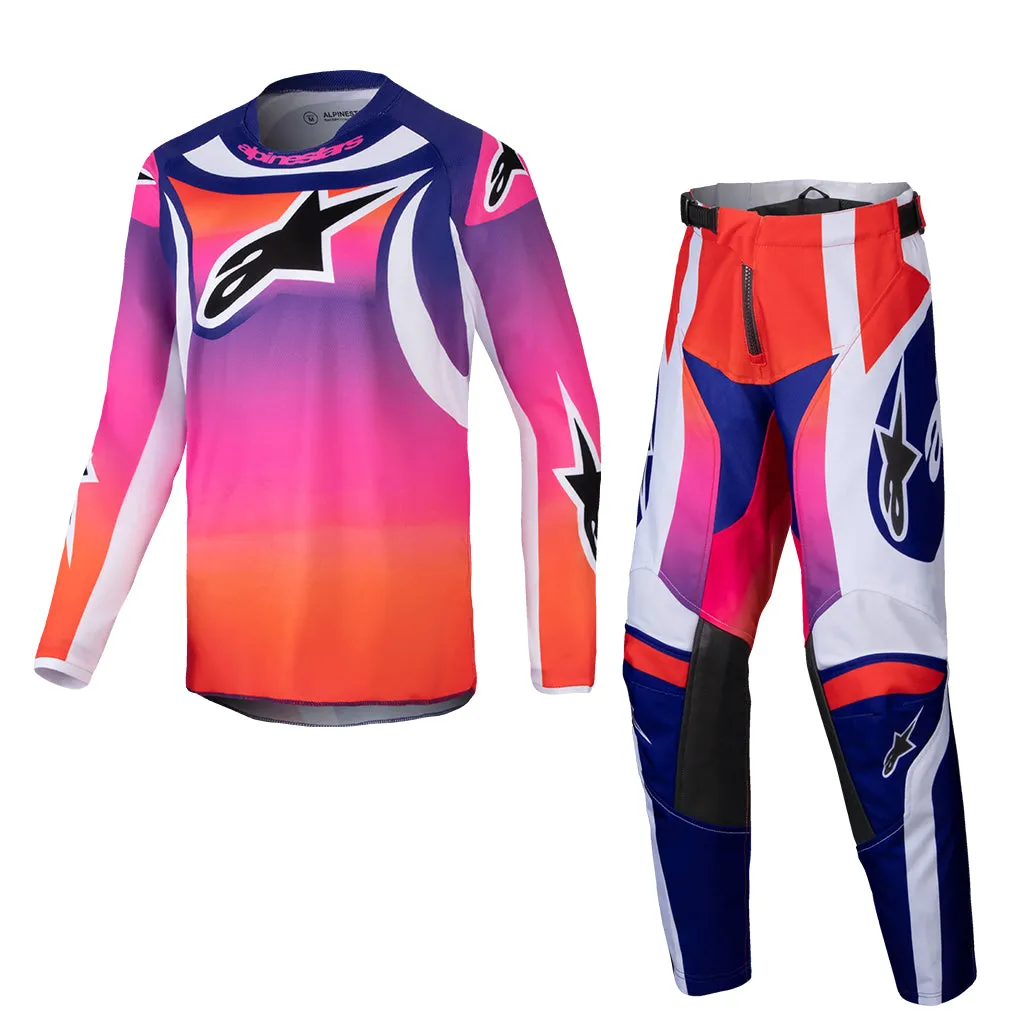 2025 Alpinestars Youth Racer Wurx Multicolour Kit Combo