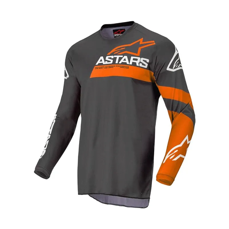 Alpinestars Fluid Chaser Jersey: Anthracite Coral Flou