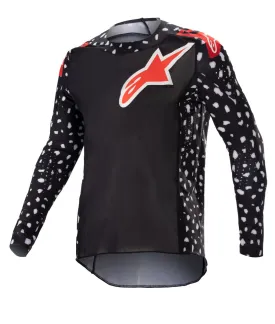 Alpinestars Youth Racer North Black Neon Red Jersey