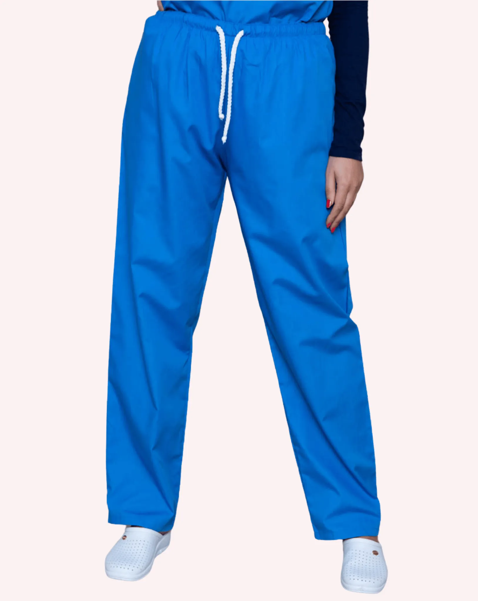 Aria Unisex Lightweight Scrub Trousers - Hospital Blue