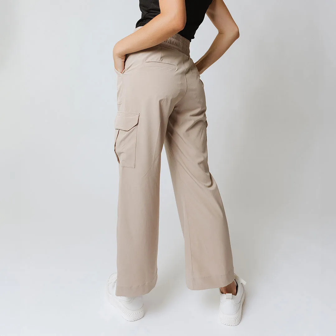 Audrey Cargo Trouser, Cobblestone