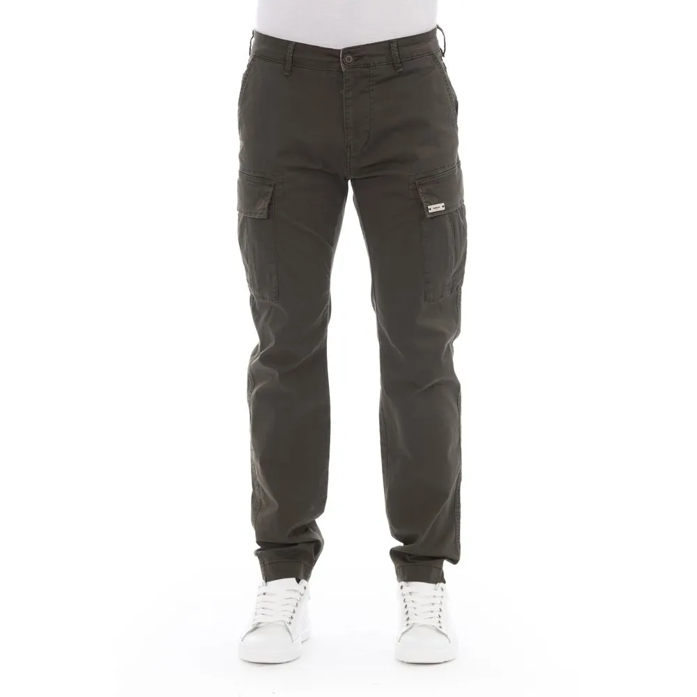 Baldinini Trend Army Cotton Men Cargo Pant