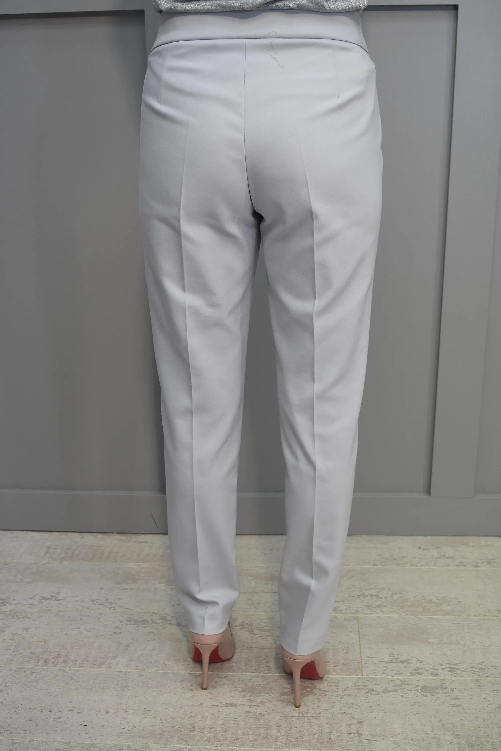 Bianca Light Grey Straight Leg Trousers- Sienna 30046 26 748