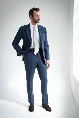 Bluette wool and cashmere suit - Made in Italy