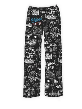 California Chalkboard Lounge Pants