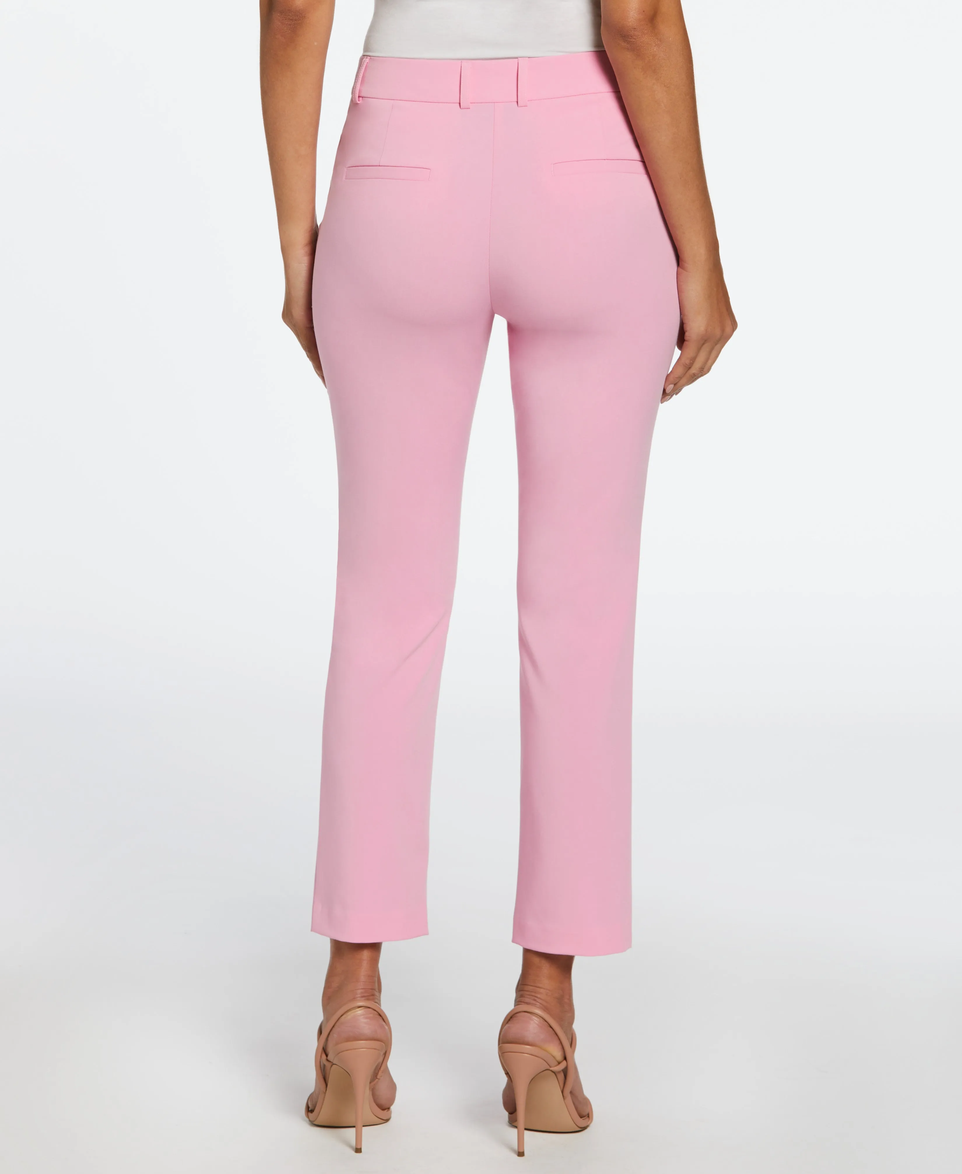 Classic Fit Clean Straight Leg Ankle Pant