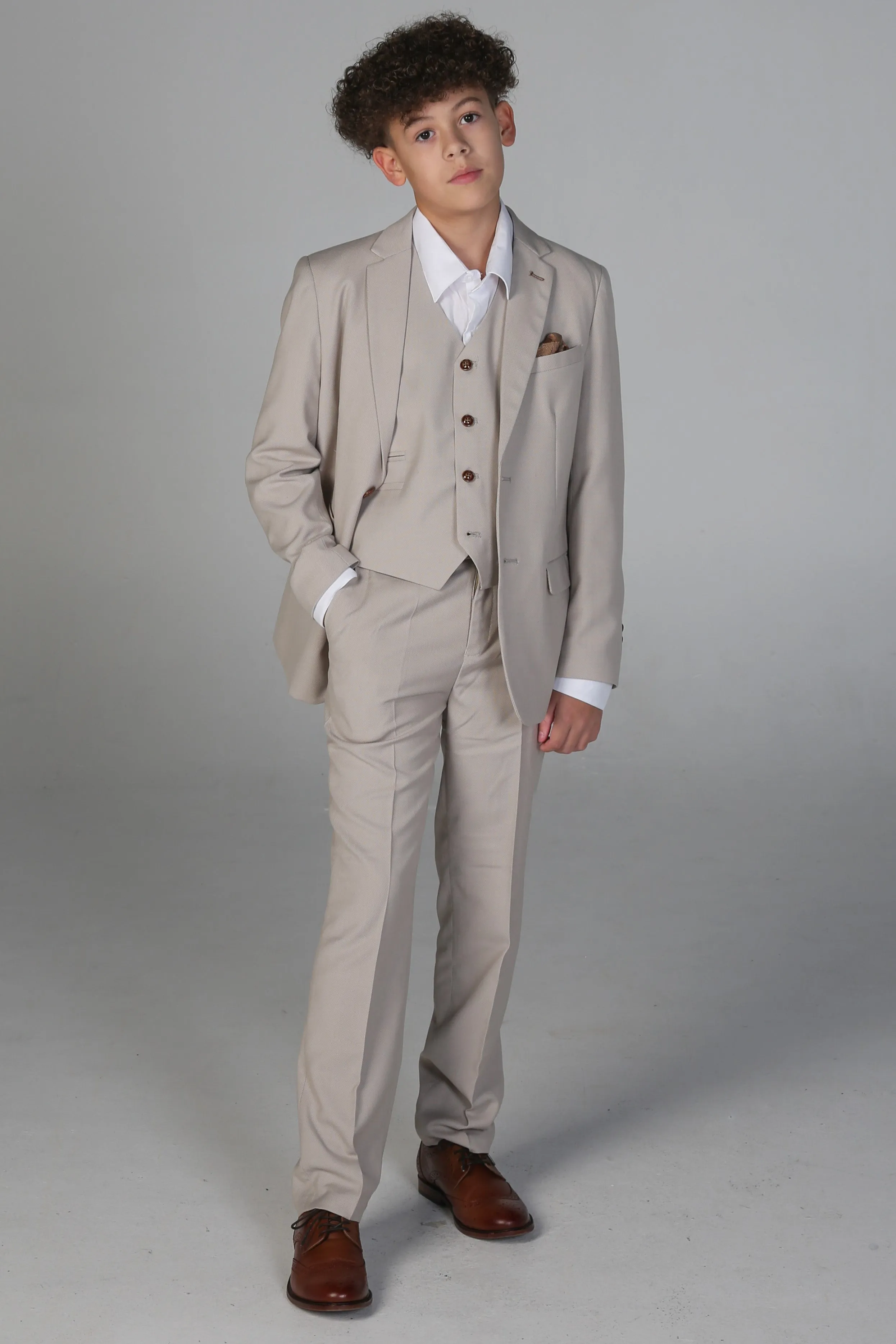 Device - Boy's Mayfair Stone Three Piece Suit