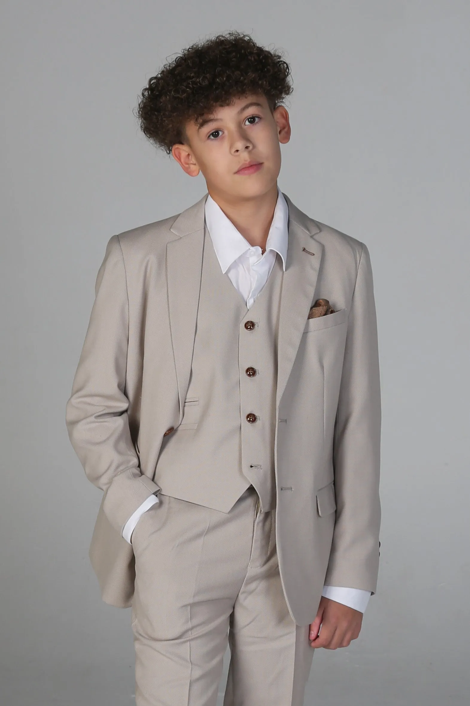 Device - Boy's Mayfair Stone Three Piece Suit