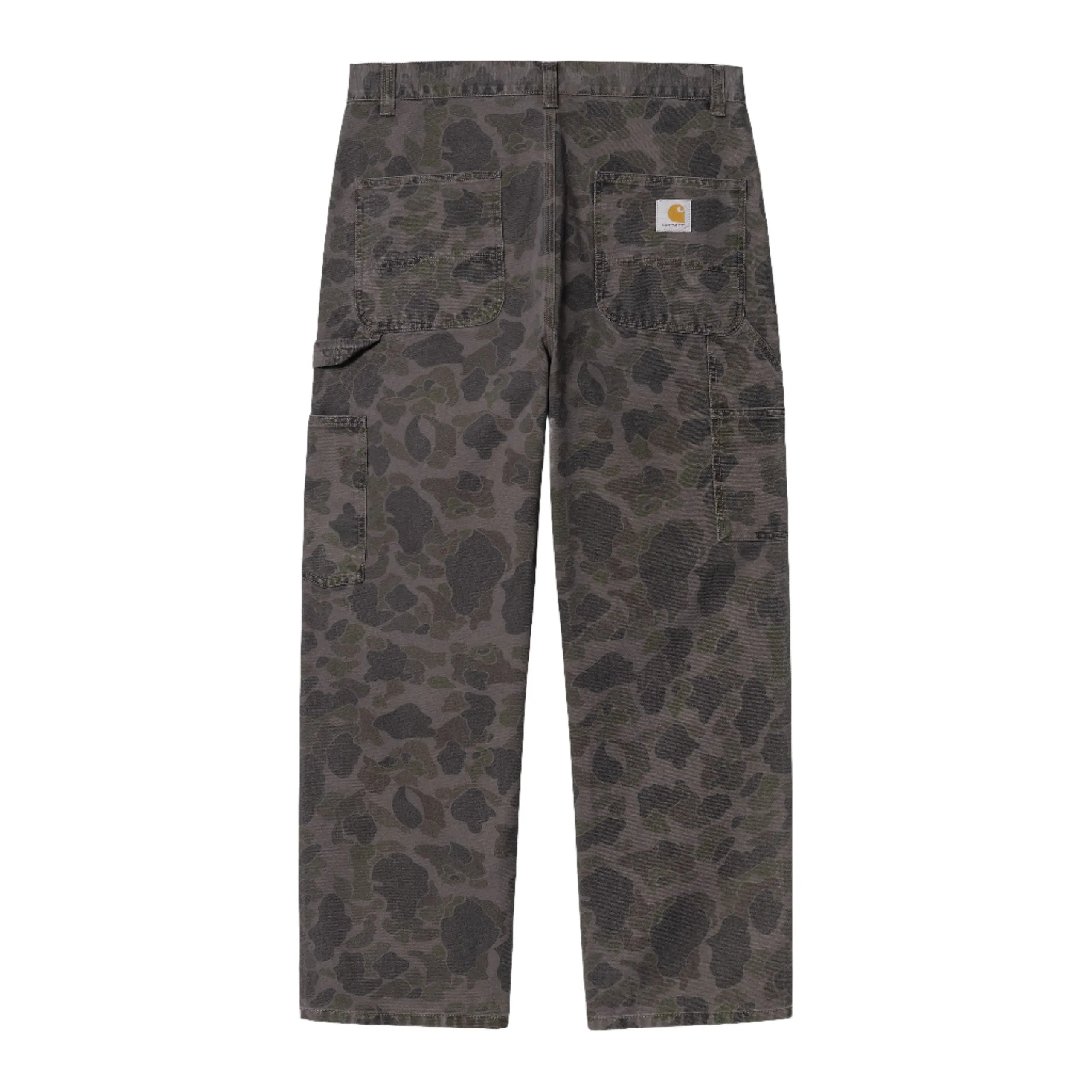 DUCK SINGLE KNEE PANT CAMO DUCK, GREEN / TURMERIC GARMENT DYED