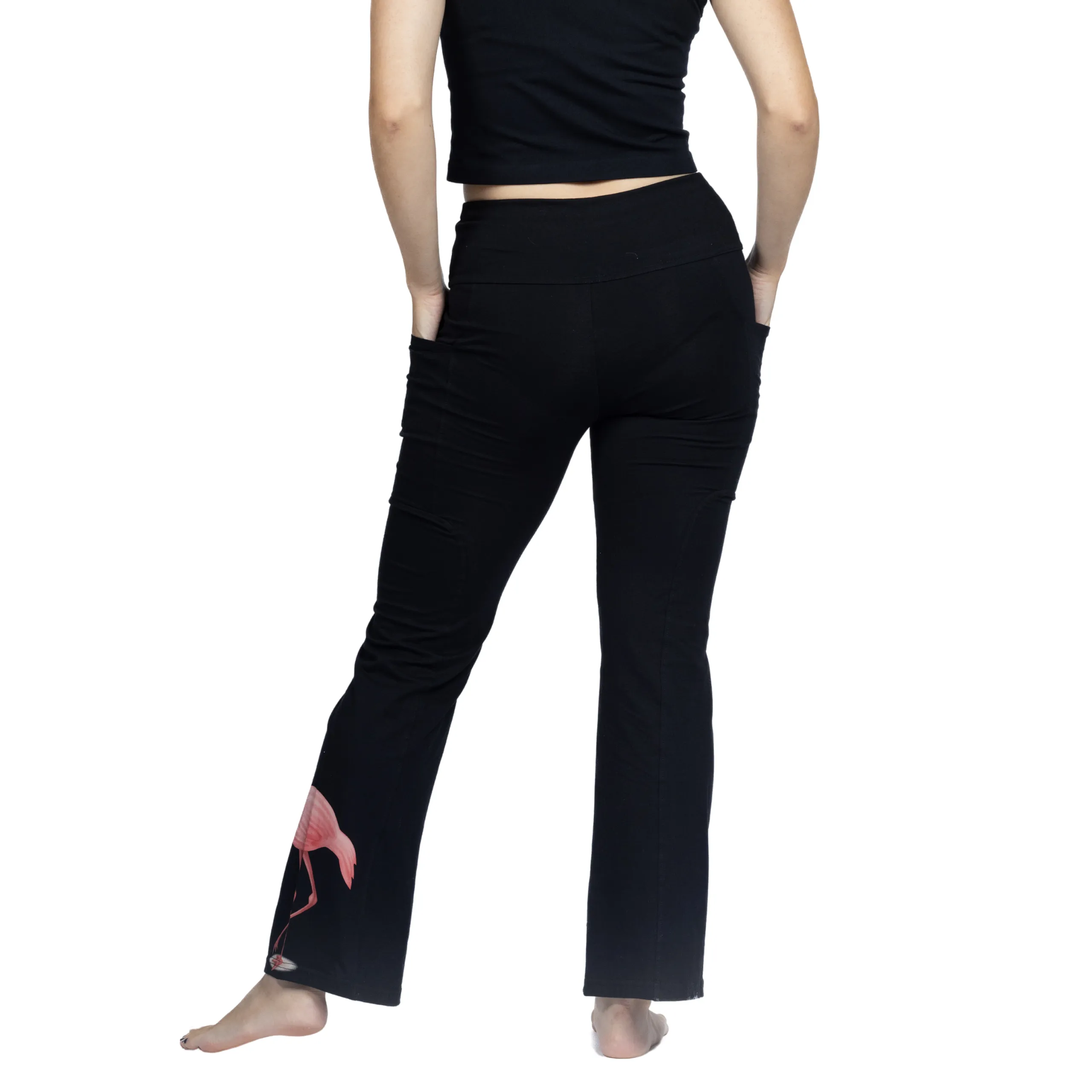 Flamingo Yoga Pants with Pockets