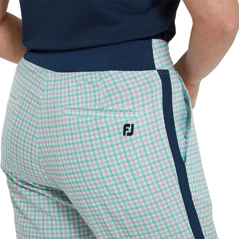 FOOTJOY Gingham Lightweight Women's Cropped Pants