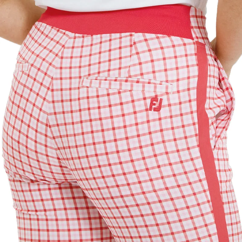 FOOTJOY Gingham Lightweight Women's Cropped Pants