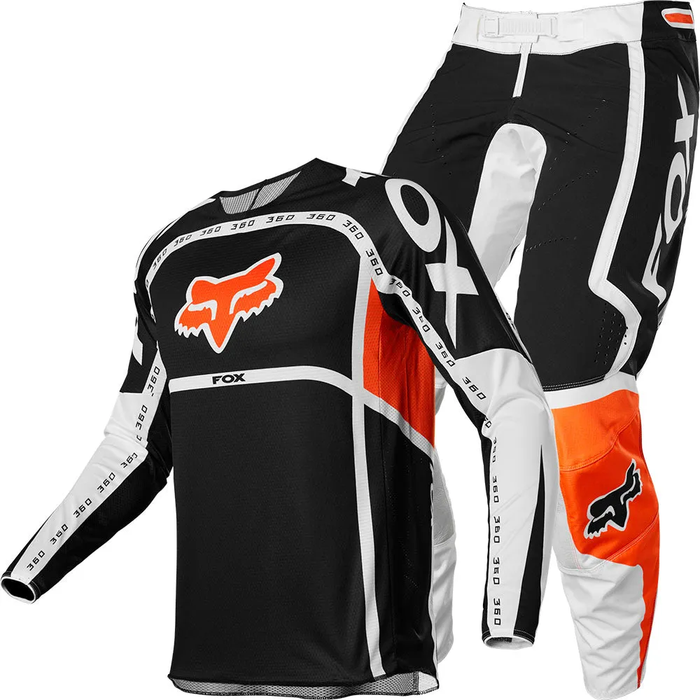 Fox 360 Dvide Gear Combo (Black/White/Orange)