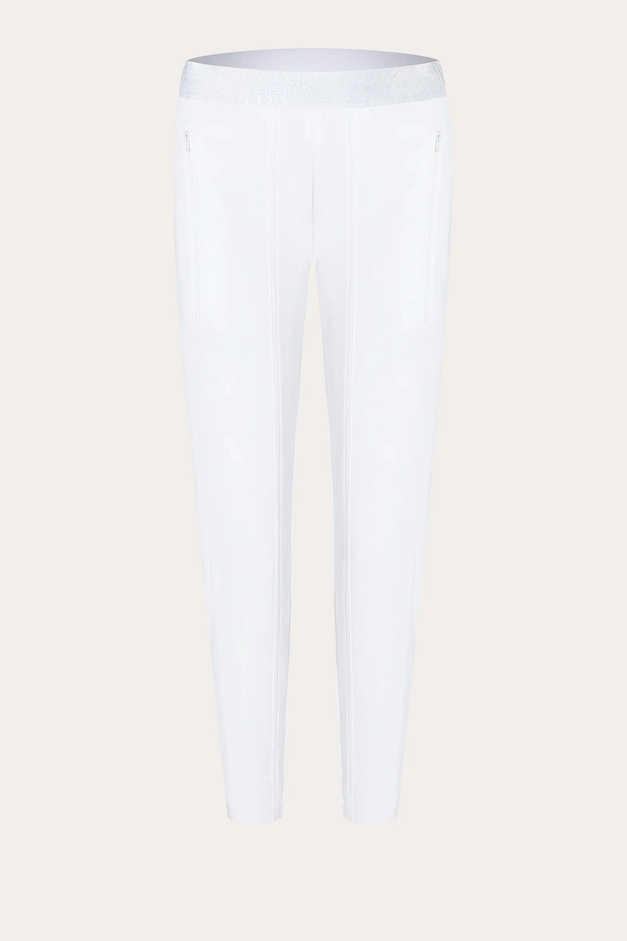 Jordi Seam Cropped Joggpants - Off White