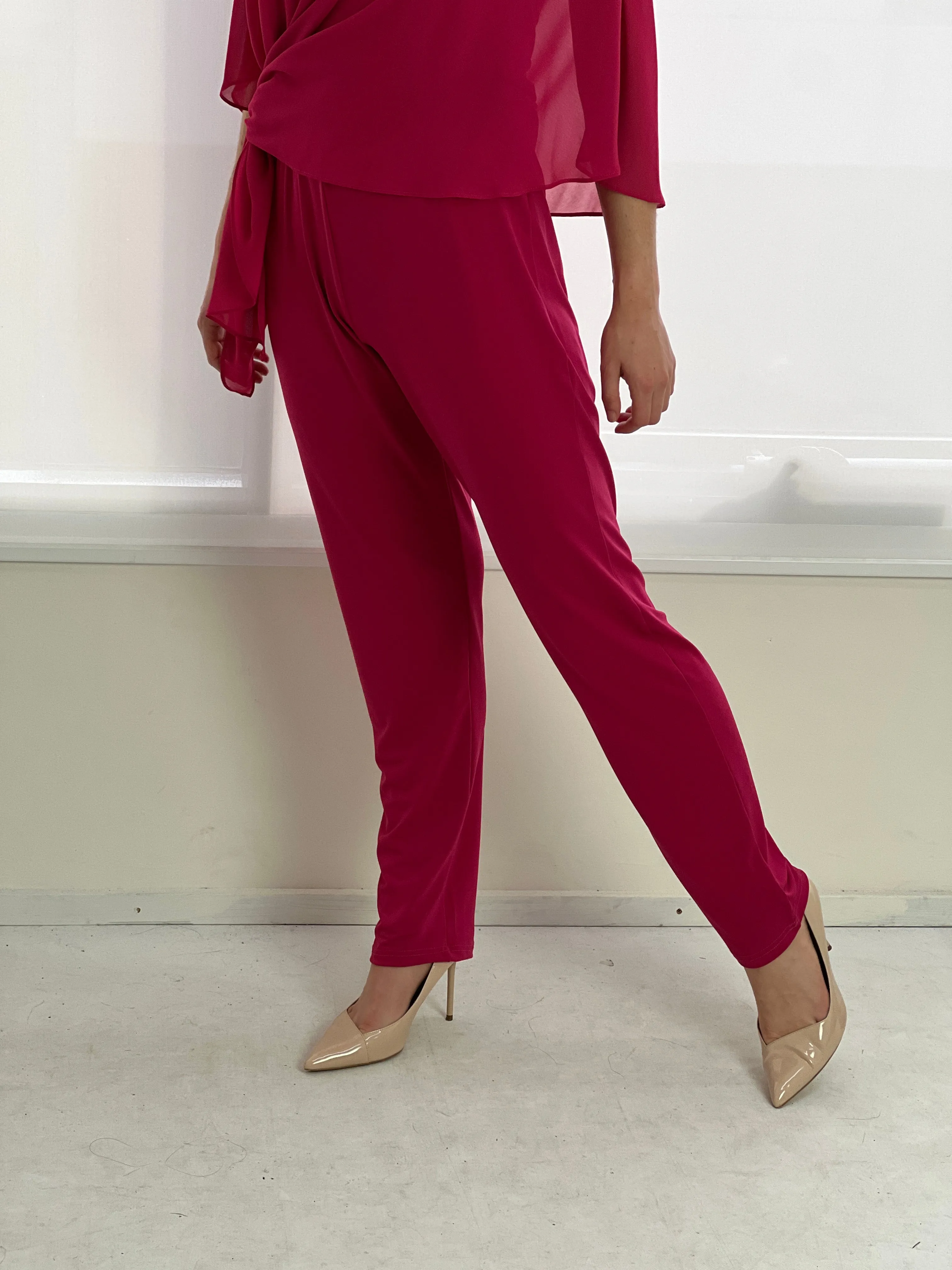 Juno Fuchsia Jersey Pants