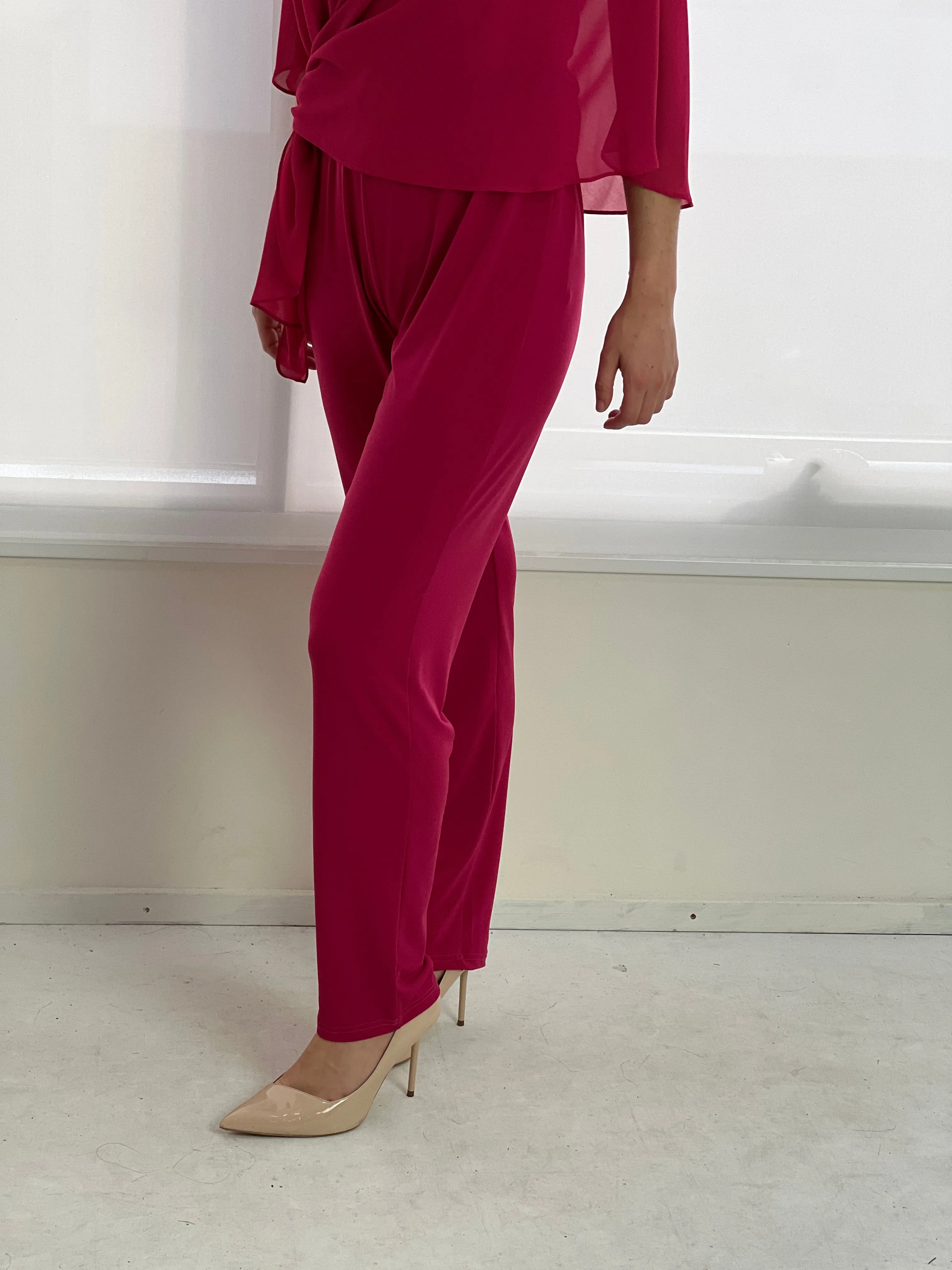 Juno Fuchsia Jersey Pants