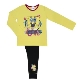 Nickelodeon Spongebob Square Pants 'Fabulous' Girls Pyjamas