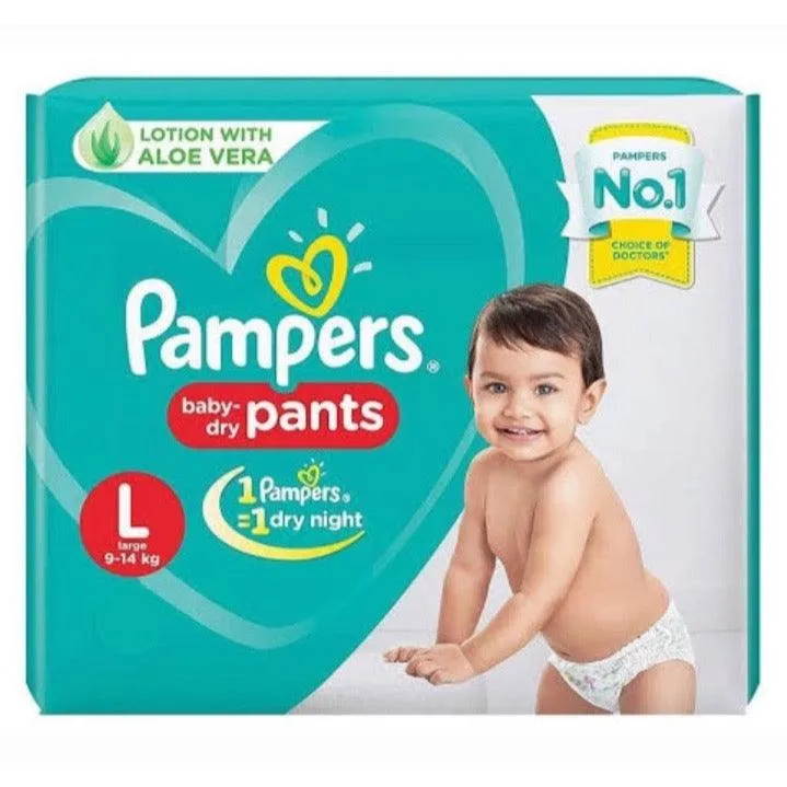 Pampers Baby Dry Pants - Large 9-14 kg