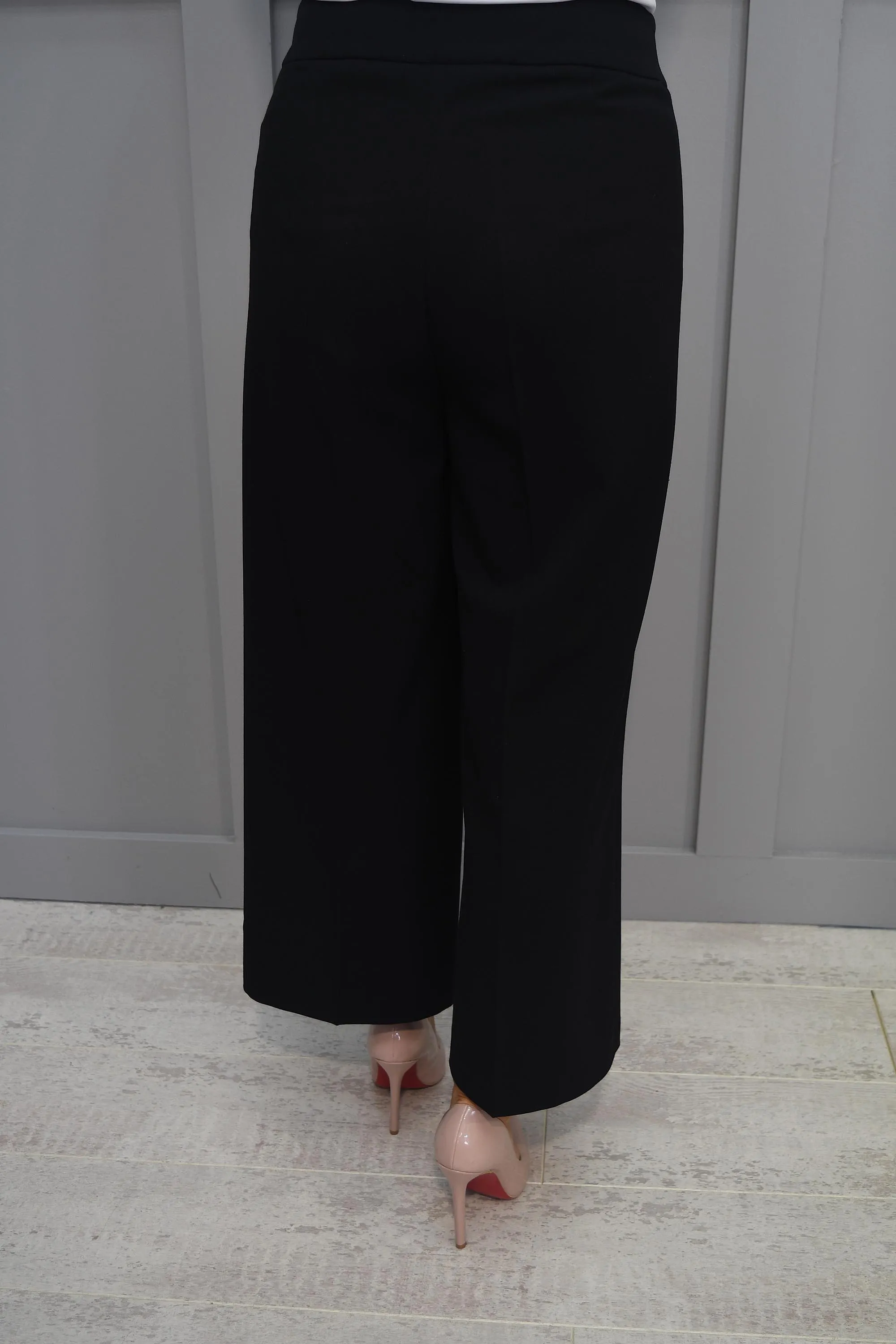 Robell Wide Gigi Black Trousers 09 - 52504 5405 90