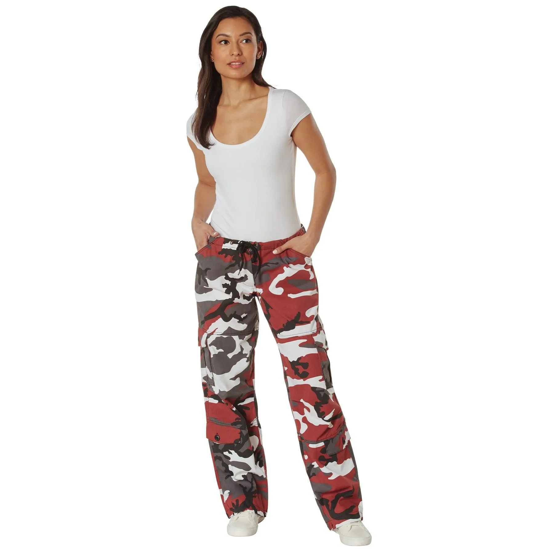 Rothco Womens Color Camouflage Paratrooper Fatigue Pants