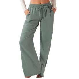 Sage Cotton Cabana Pants