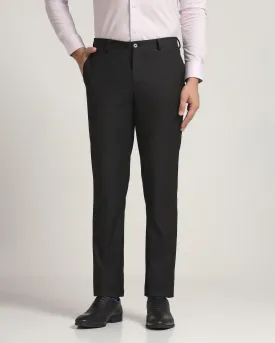 Slim Fit B-91 Formal Black Stripe Trouser - Tufit