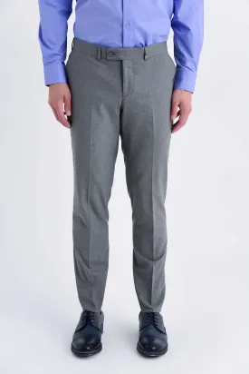 Slim Fit Gray Side Pocket Low Waist Dress Pants