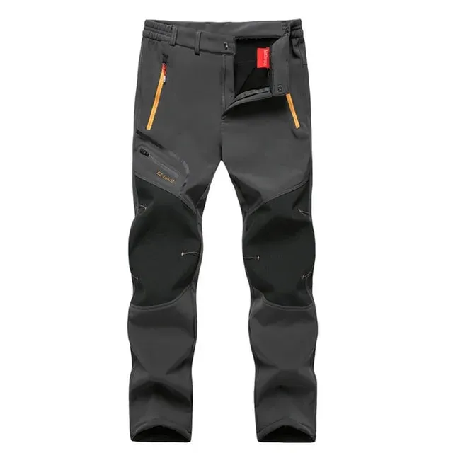 Softshell Fleece Outdoor Pants Trekking^