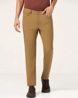 TechPro Slim Comfort Casual Khaki Solid Khakis - Gogg