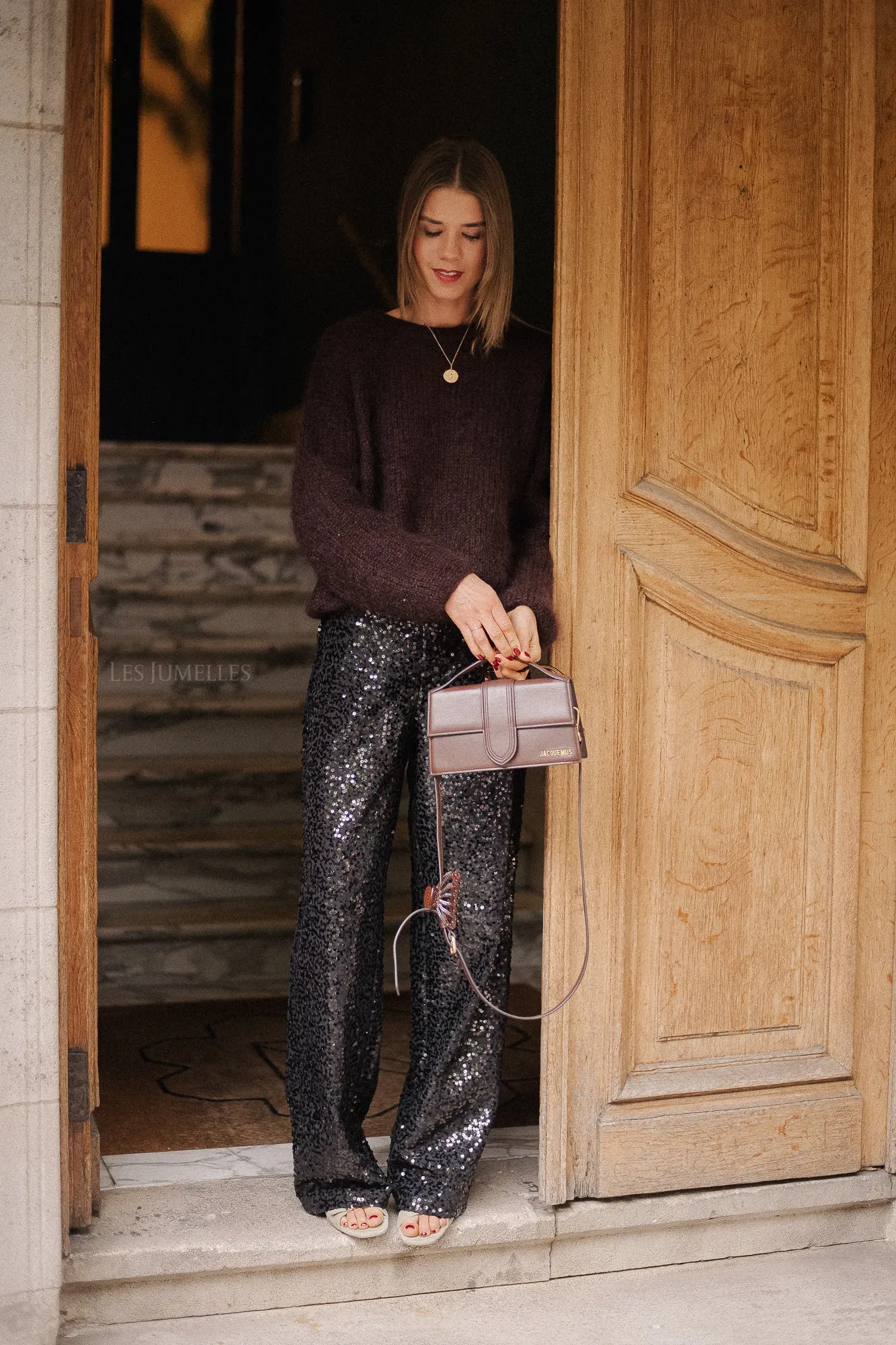 VIBorya HW sequin trousers meteorite