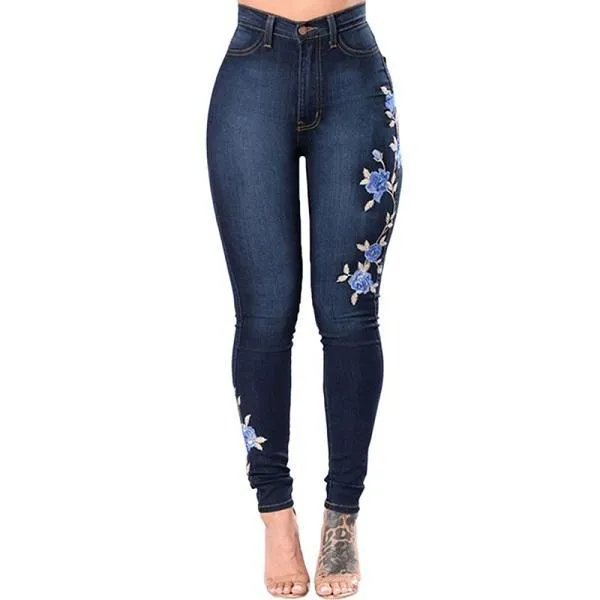 Women Pants Denim Jeans - Stylish Cotton Trousers for Women