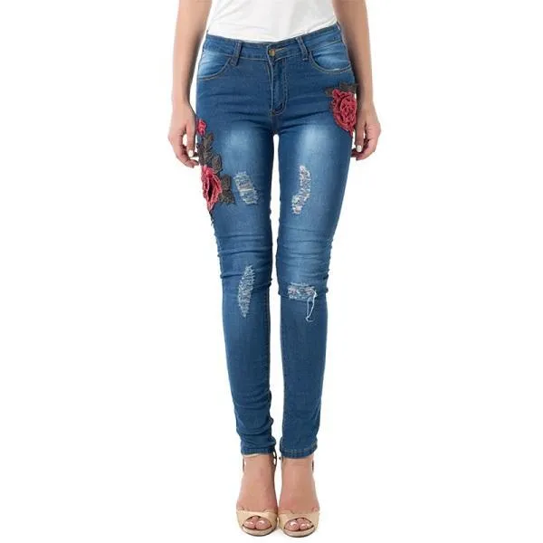 Women Pants Denim Jeans - Stylish Cotton Trousers for Women